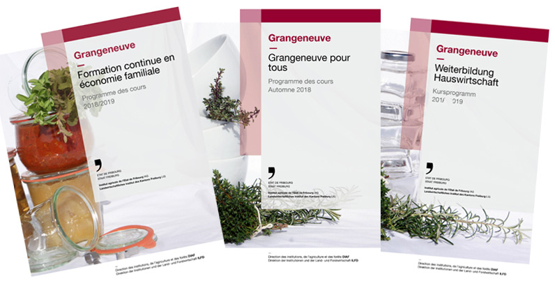 Kursangebot der Weiterbildung Hauswirtschaft