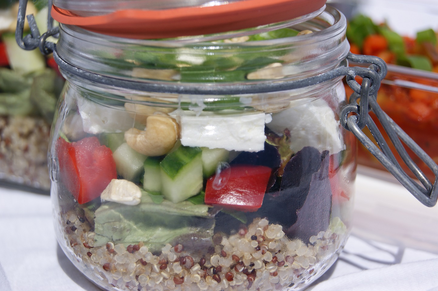 Salade de quinoa aux légumes d'été
