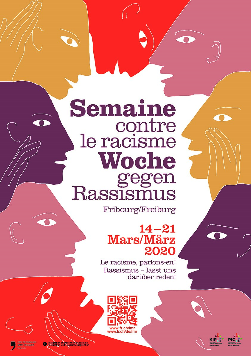 Affiche semaine d'action contre le racisme 2020