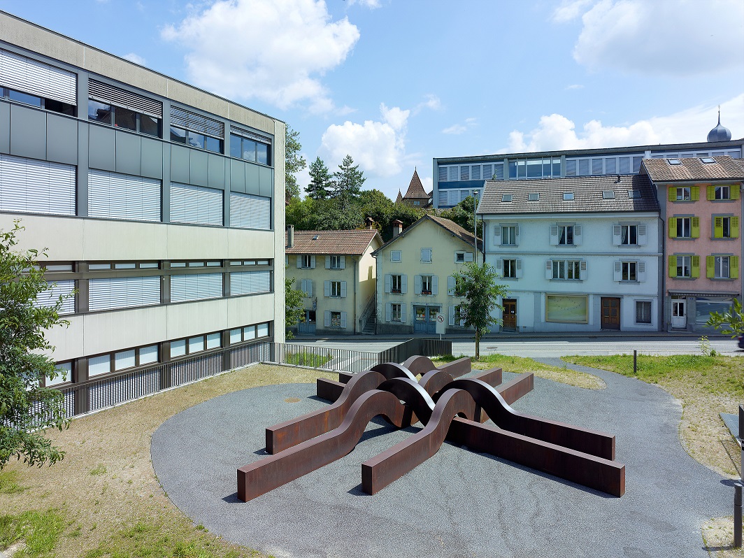 Projet artistique bâtiment A, Remparts 1, Fribourg