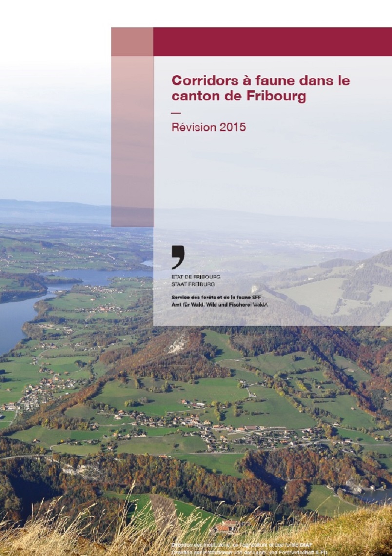 Corridors à faune dans le canton de Fribourg