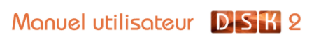 Copie d'écran DSK2 - Manuel utilisateur DSK2