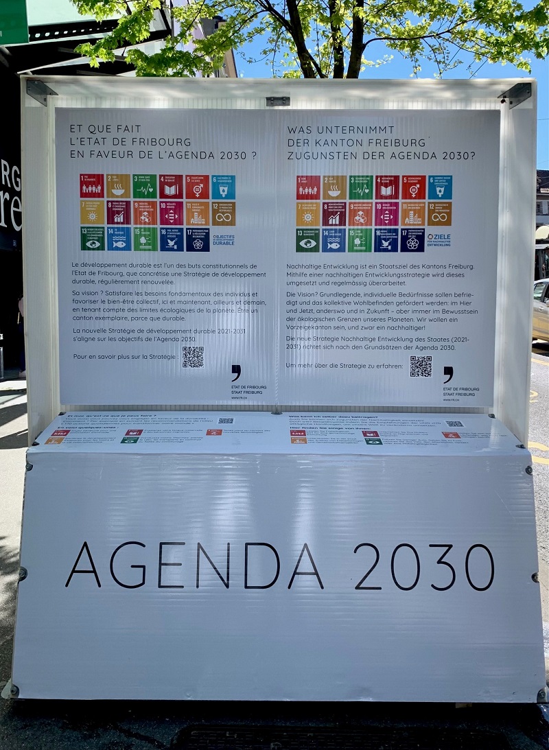 Panneau exposition Agenda 2030