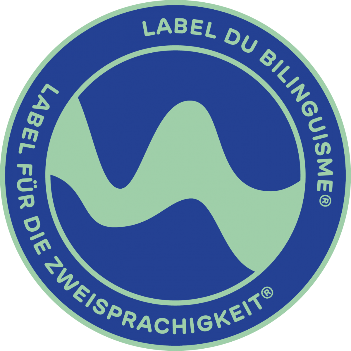 Logo Label Zweisprachigkeit