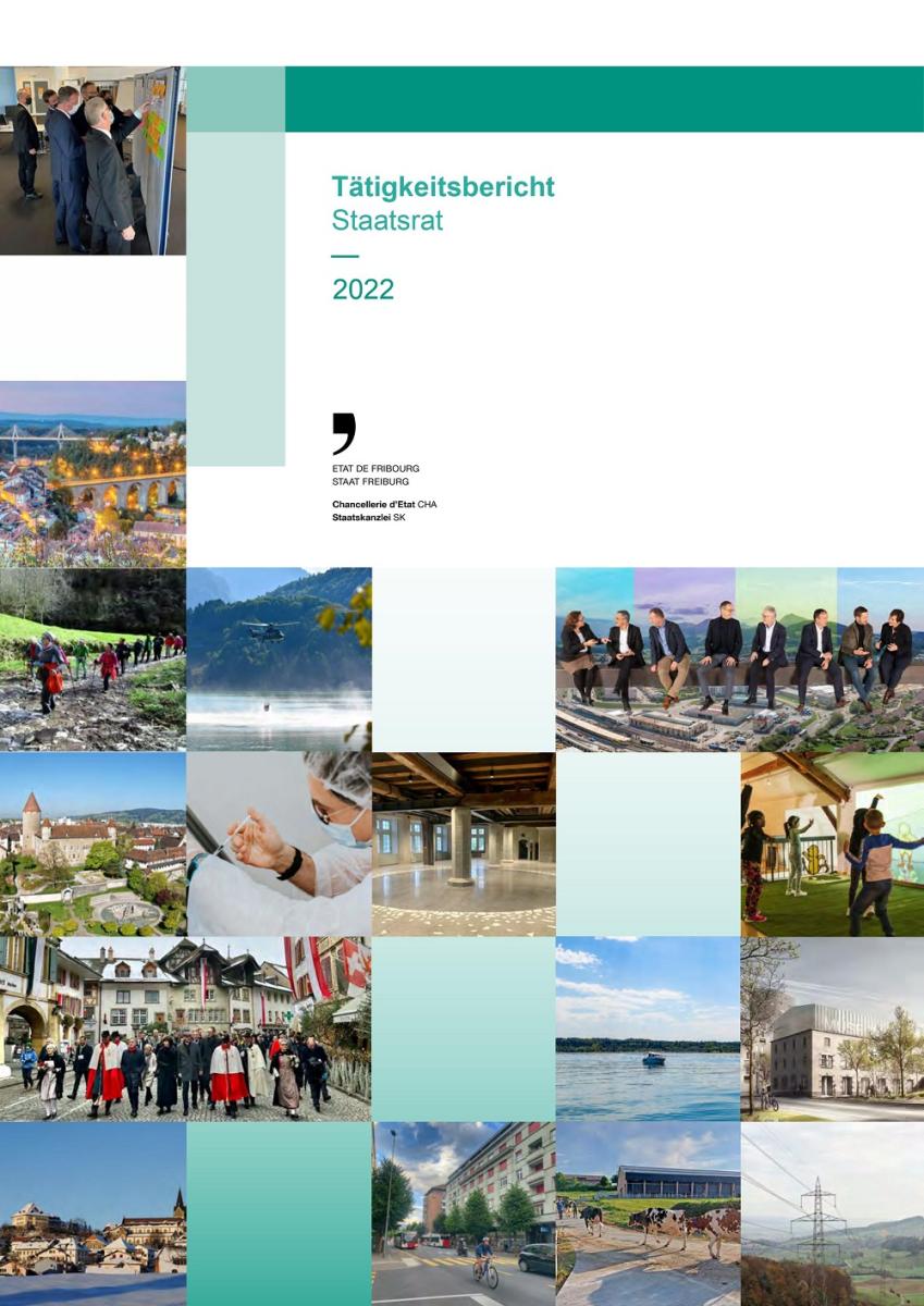 Tätigkeitsbericht Staatsrat 2022 - Cover