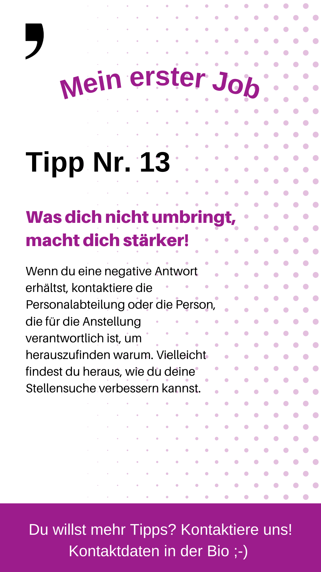 Tipp n° 13