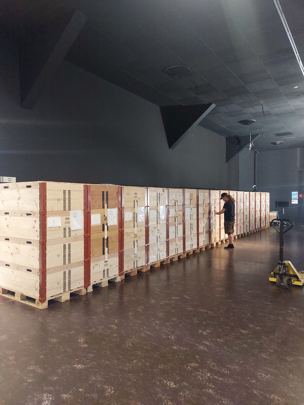NHMF Umzug Sommer 2023 - Ehemaliger Saal der Vögel