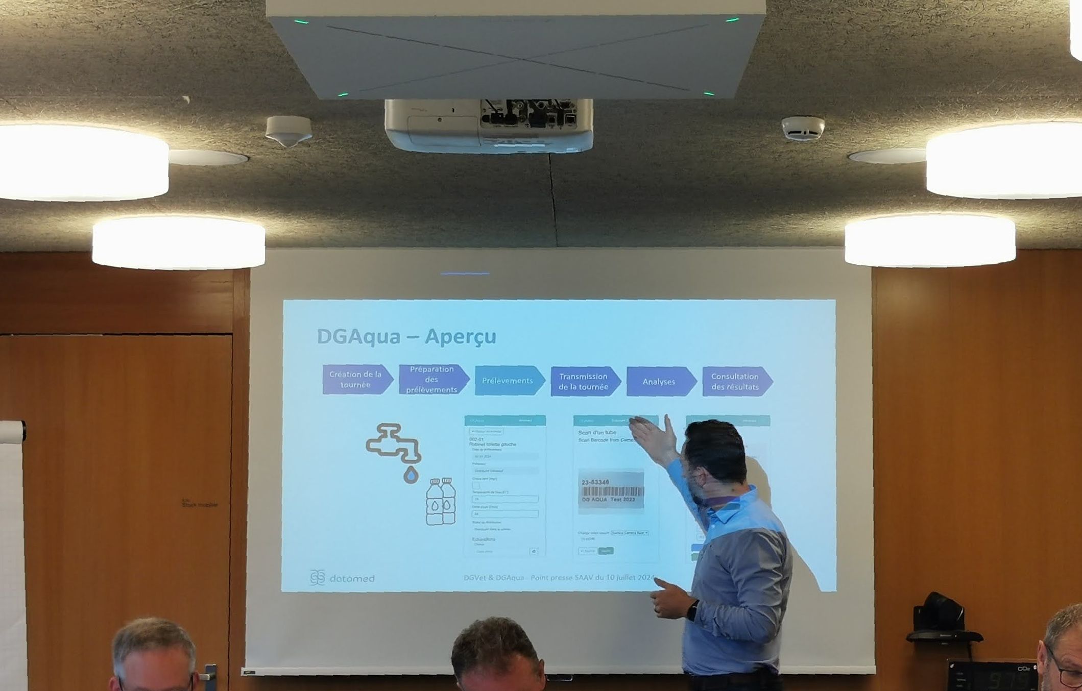 DG Aqua Applikation Medienkonferenz