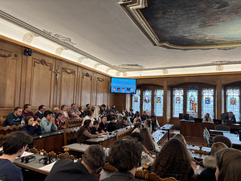 Die Schüler im Grossen Rat