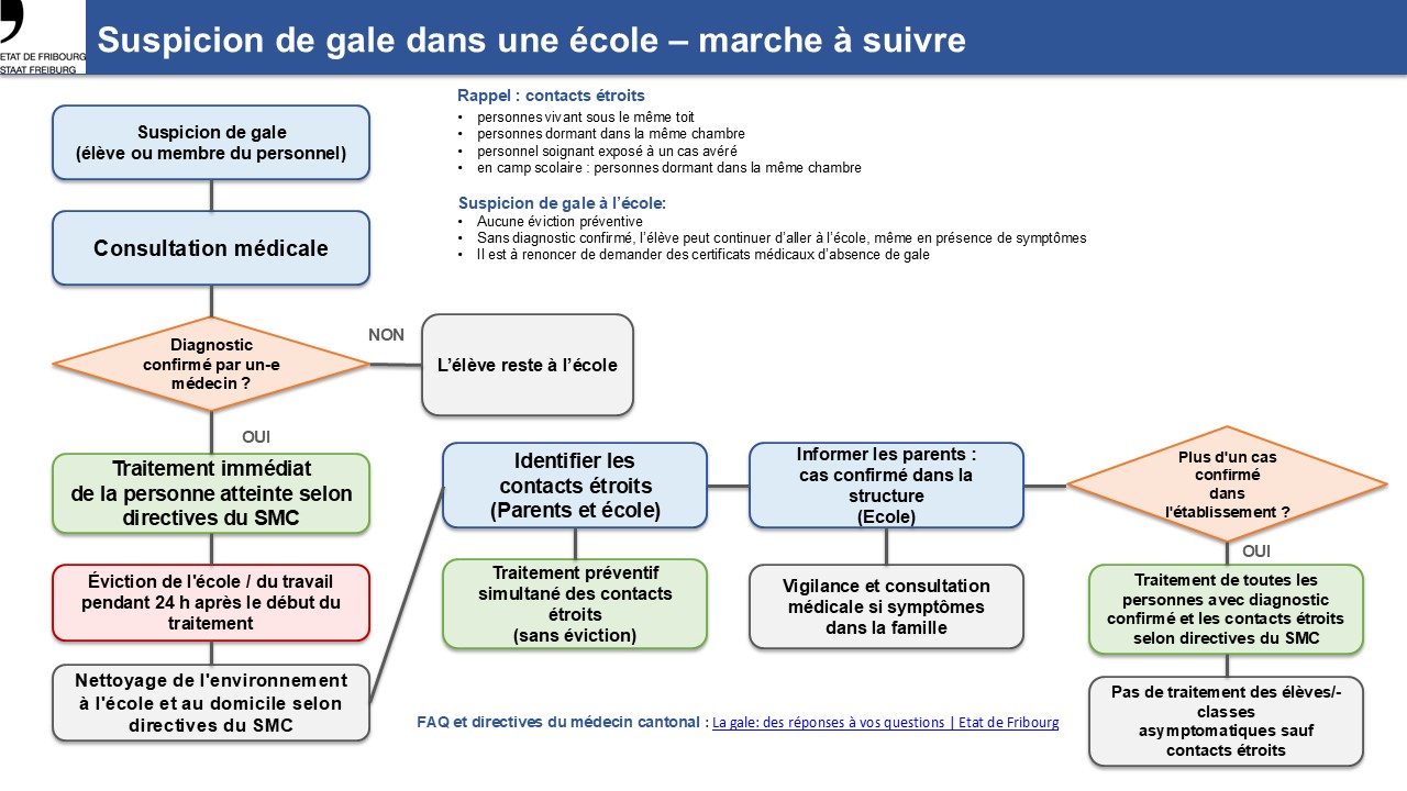 Nom Gale: Schéma de prise en charge dans les écoles