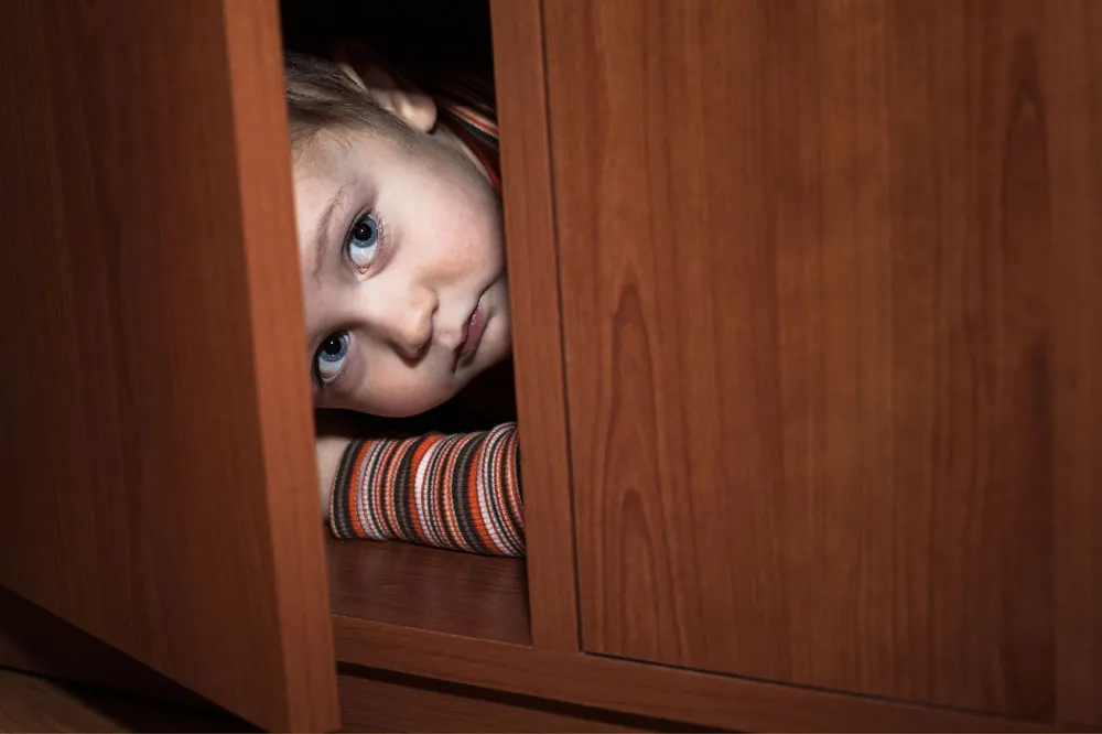 Enfant violence au sein du couple