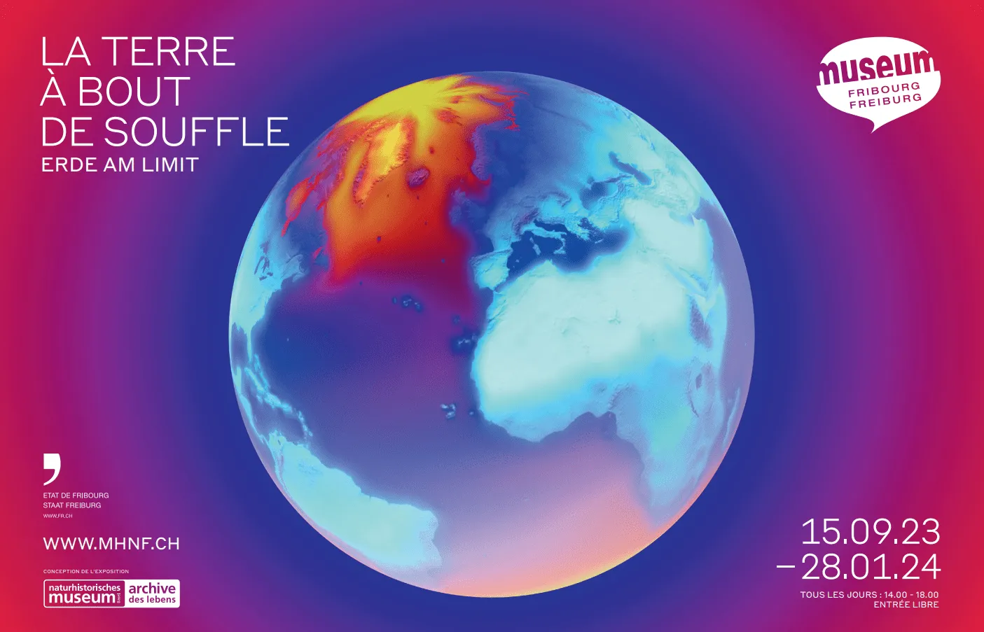 La Terre à bout de souffle - affiche 