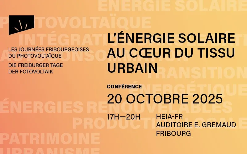 Visuel Journées fribourgeoises du photovoltaïque 2025 