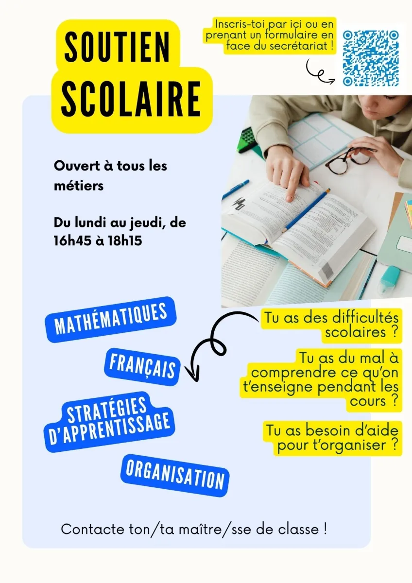 Flyer cours de soutien 