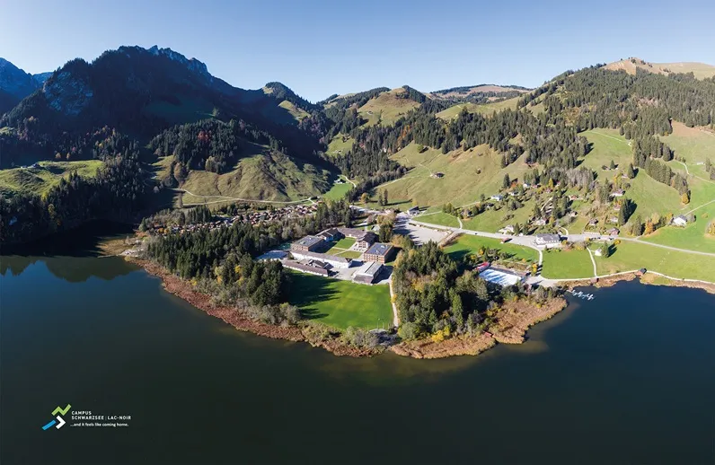 Panoramabild Campus Schwarzsee
