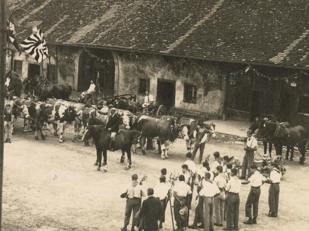 Fête des foins à Grangeneuve 1926