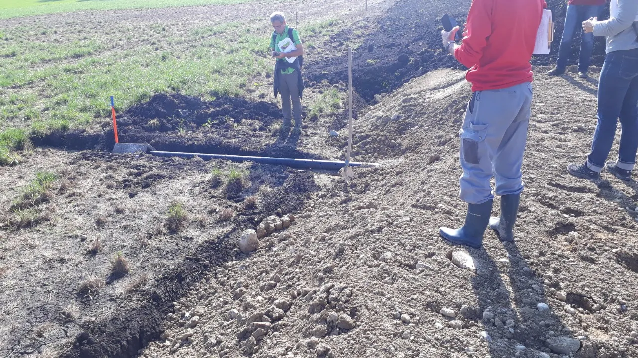 La pose de drainages est souvent indispensable pour une valorisation réussie.