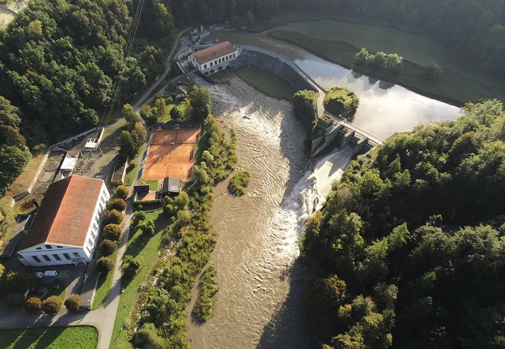 Barrage de la Maigrauge à Fribourg, 2023