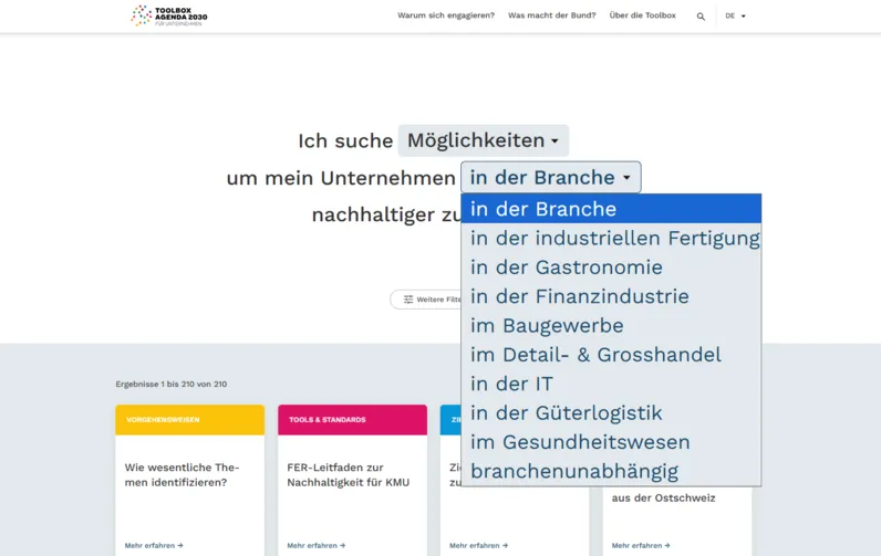 Startseite - Toolbox Agenda 2030