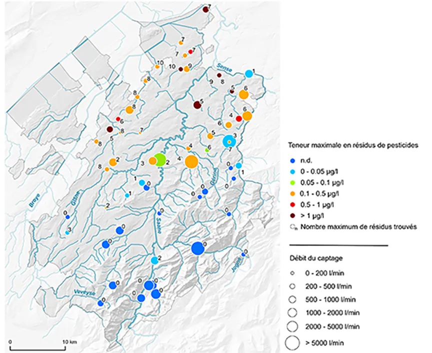 Produits phytosanitaires dans les eaux souterraines (2025)