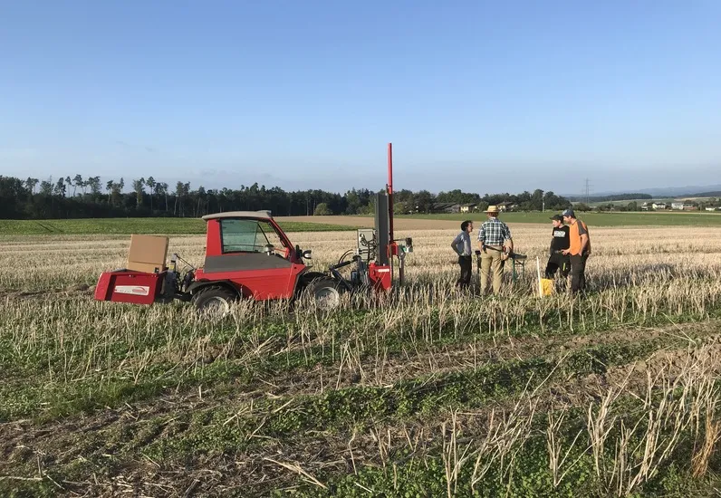  Bodenuntersuchungen in Prez-vers-Noréaz, 2023