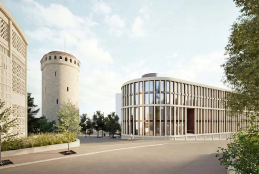 Extension du Campus Miséricorde - vue depuis l'Avenue de l'Europe