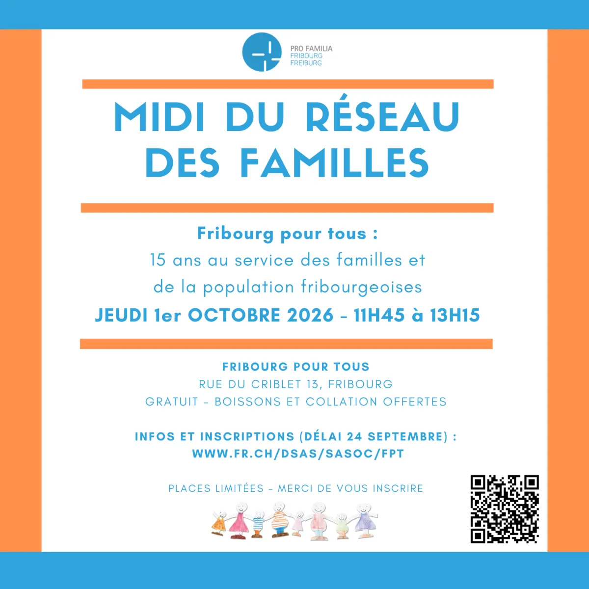 flyer du midi du réseau des Familles _FpT