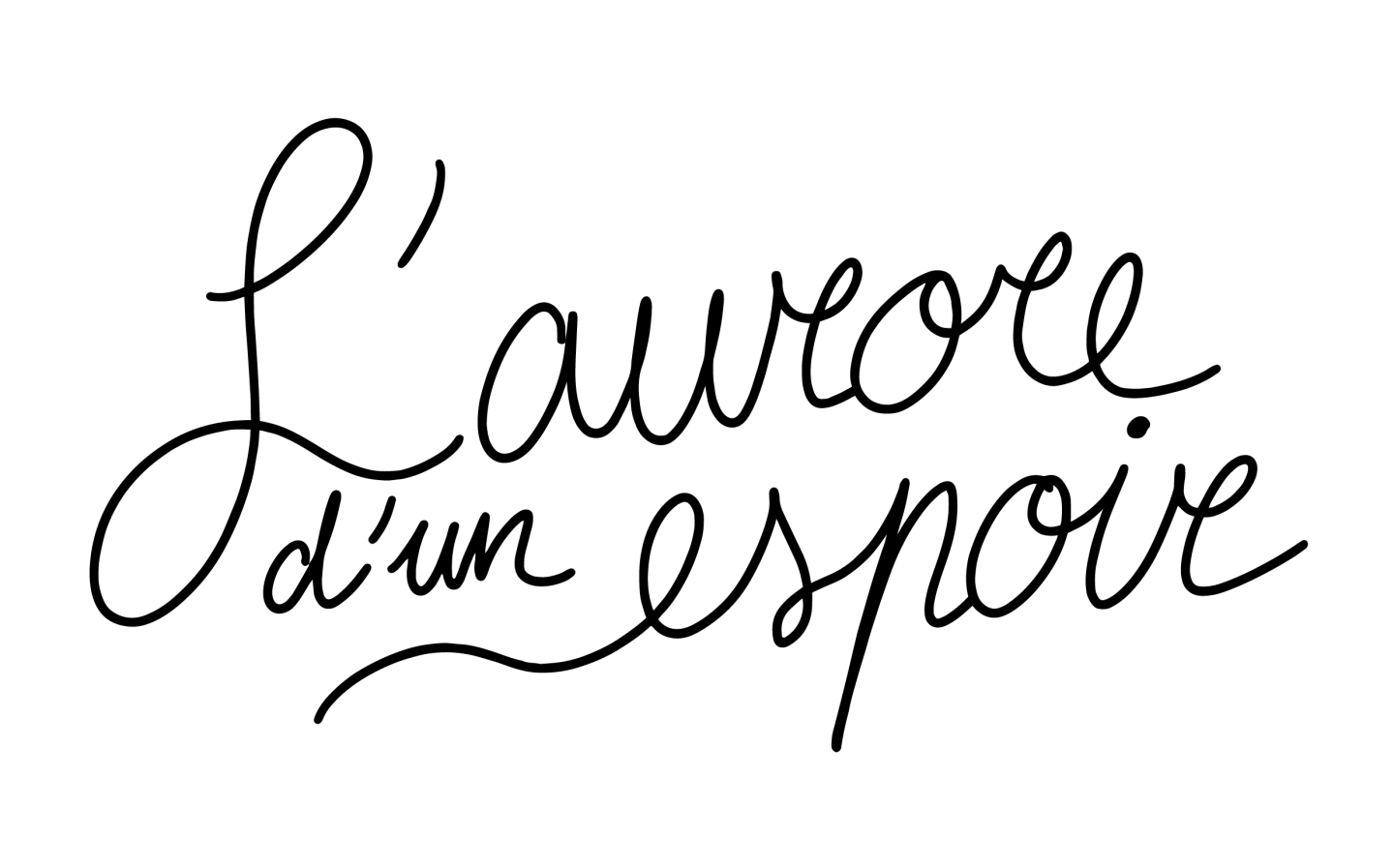 L'aurore d'un espoir Logo