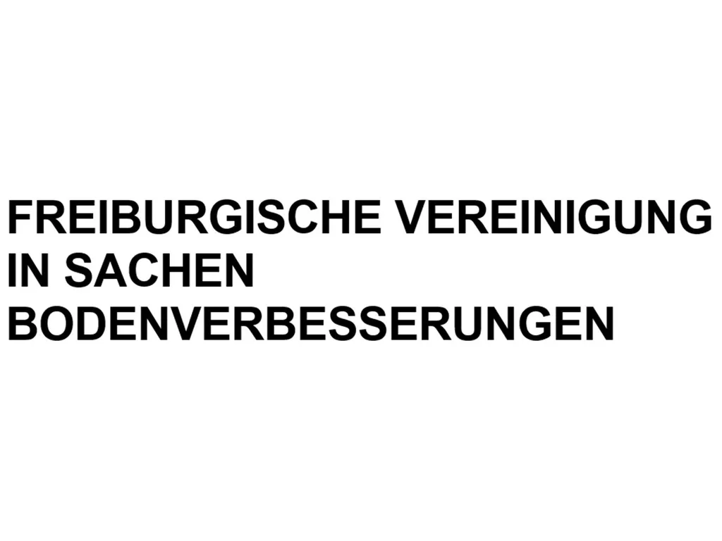 Freiburgische Vereinigung in Sachen Bodenverbesserungen