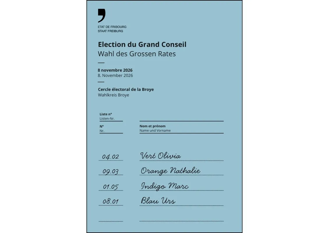 Liste ohne Bezeichnung