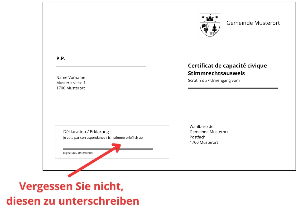 Stimmrechtsausweis