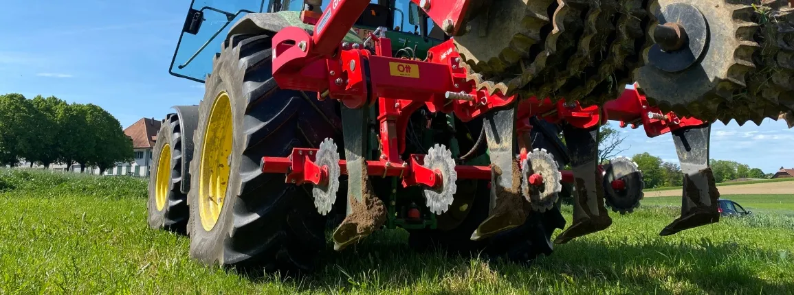 Einsatz von Graslandtiefenlockeren - Die Maschine