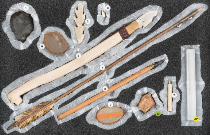 Mallette d'archéologie fribourgeoise : l'Atelier de l'histoire : 1 Le Paléolithique