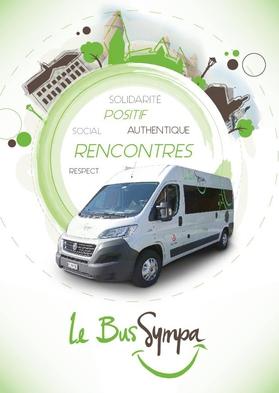 Le flyer de promotion du bus à disposition des associations locales