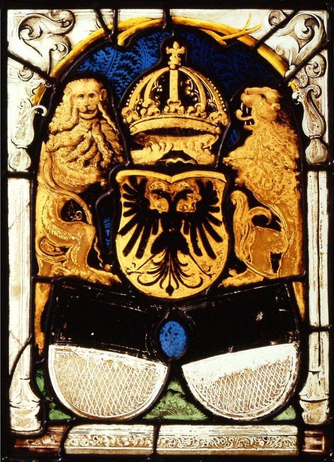 Unbekannt, Standesscheibe von Freiburg, um 1500/1520