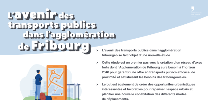 Étude sur l'avenir des transports publics dans l'agglomération de Fribourg