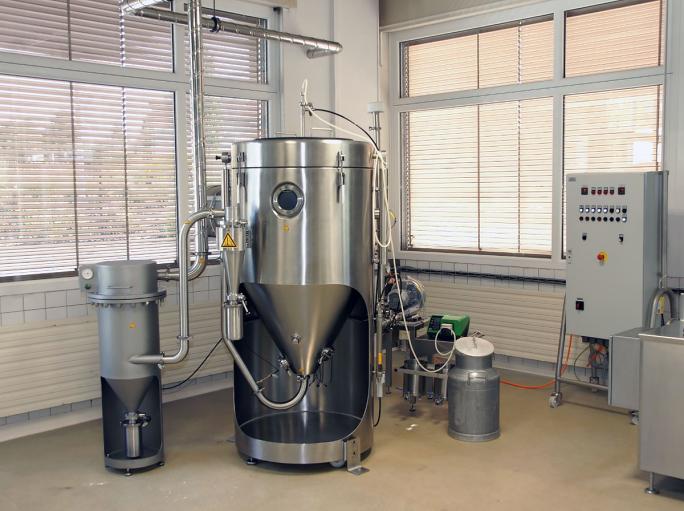 La tour atomisation pour le séchage du lait et autres liquides alimentaires (café, infusion)