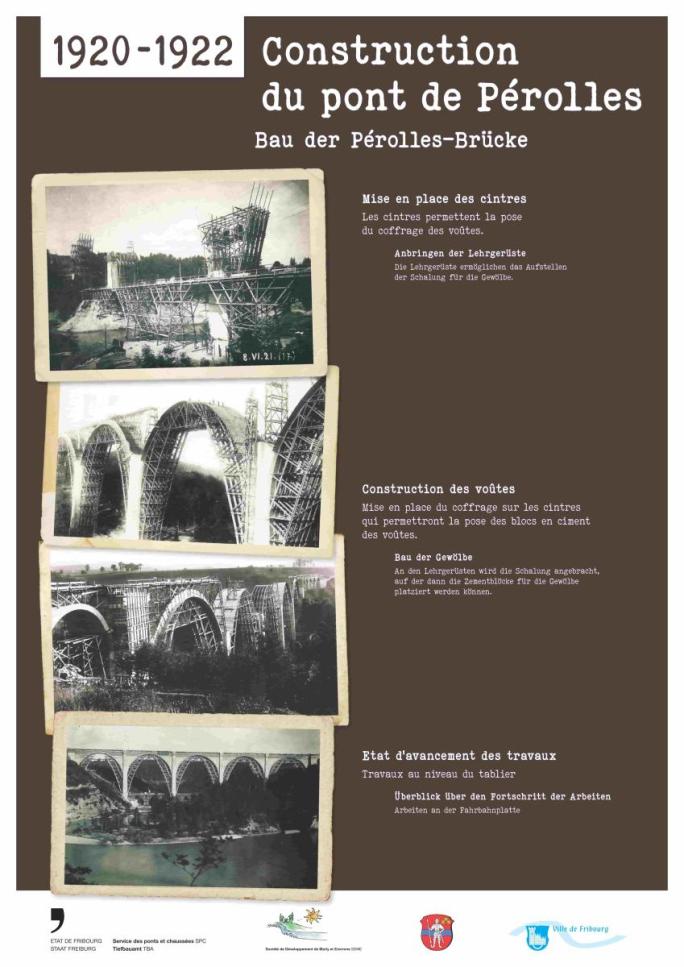 Affiche 2 100 ans pont de Pérolles