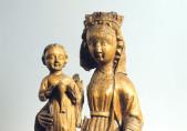 Vierge à l'Enfant de Belfaux, 1375/1400, Inconnu Bois de tilleul