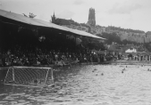 Match de waterpolo aux championnats suisses de natation, Bains de la Motta, Fribourg, 1928