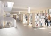 BCU Fribourg - nouvelle bibliothèque en construction