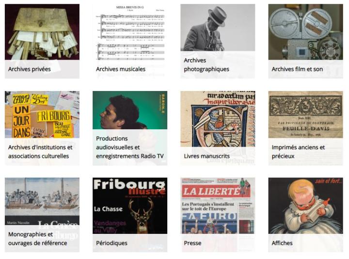 Fri-Memoria – le patrimoine écrit, audiovisuel et numérique fribourgeois