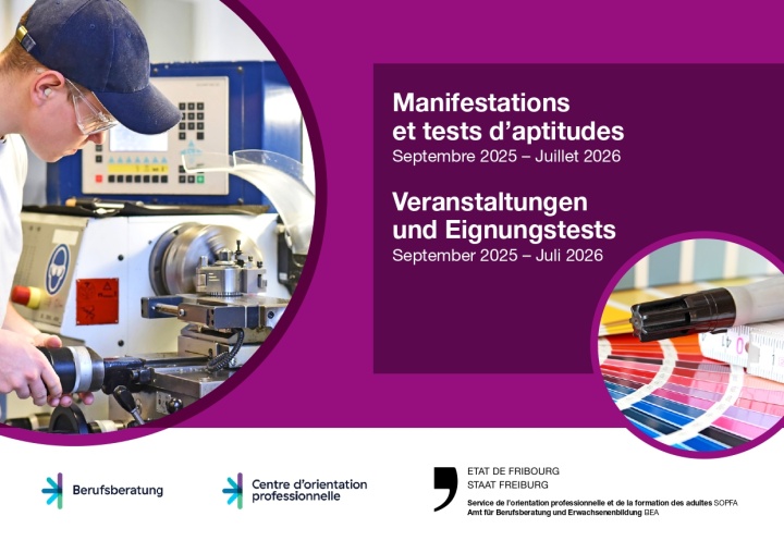 Brochure "Manifestations et tests d'aptitudes"