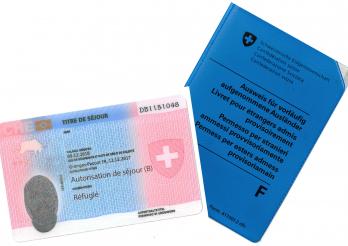 Ausweis B und vorläufig aufgenommene Personen (Ausweis F)