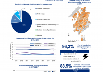 Aspects énergétiques dans le canton de Fribourg, 2018