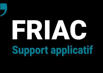 Support applicatif FRIAC