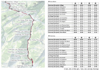Neue Bus alpin Linie im Naturpark Gruyère Pays-d’Enhaut von Charmey ins Gros Mont Tal