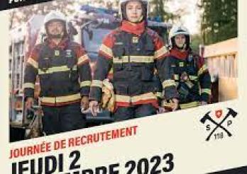 Journée de recrutement sapeurs-pompiers