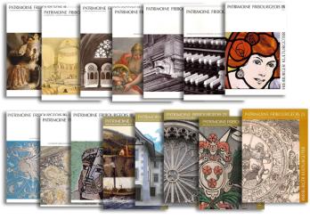 Couvertures des 15 dernières éditions de "Patrimoine fribourgeois"