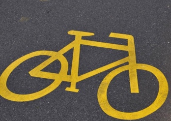 Bande cyclable - Veloweg